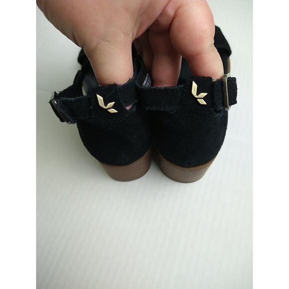 Ugg Black Kookaburra Ortholite Suede Block Cut Out Sandals. Size 7 - Picture 5 of 12